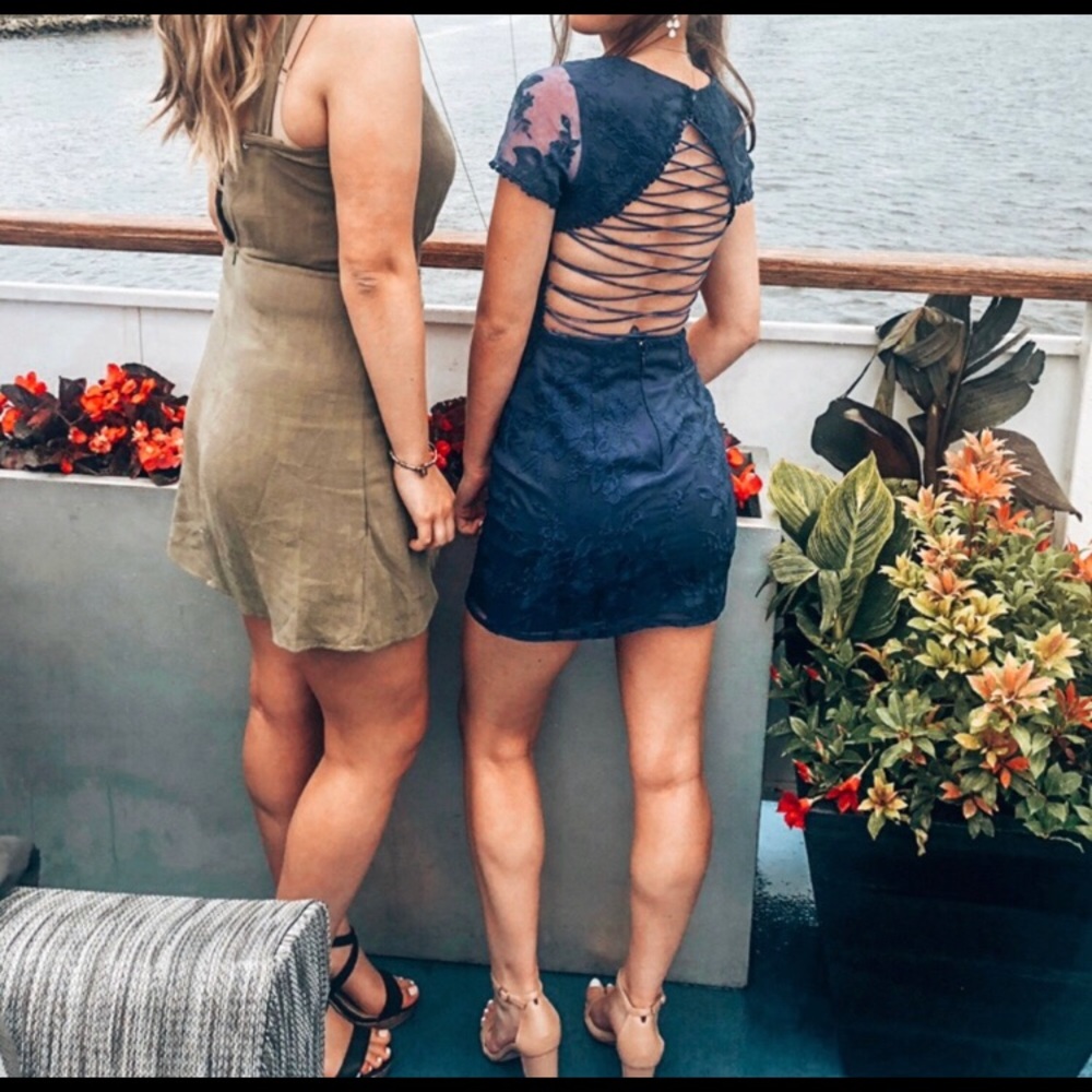 Xenia boutique navy dress